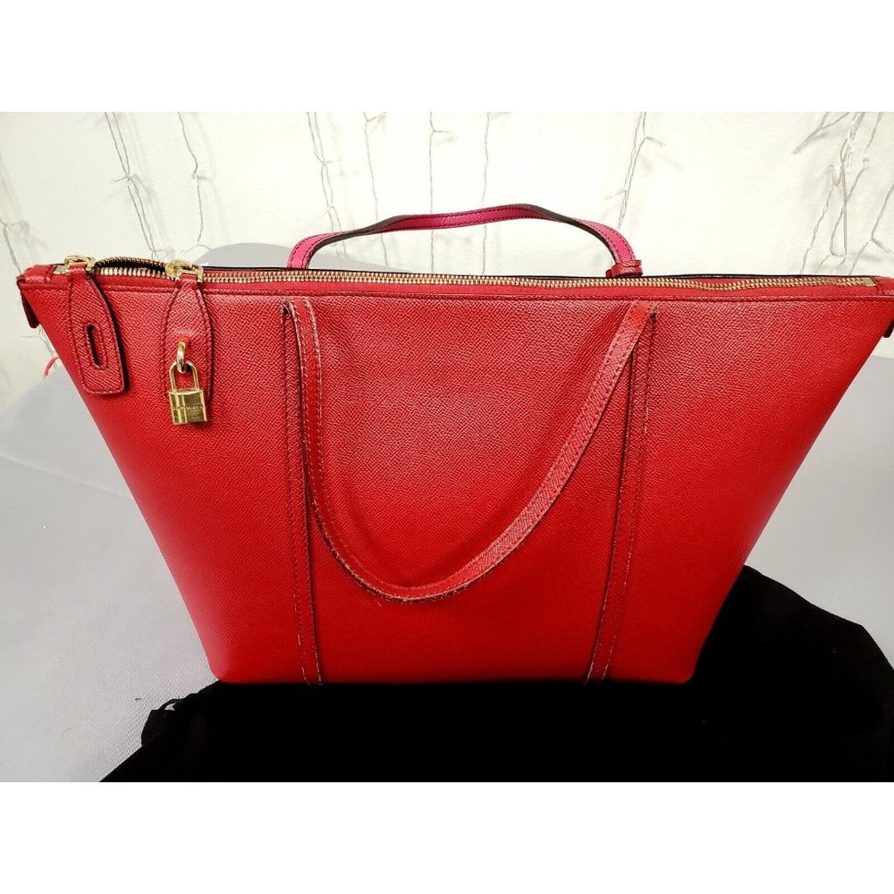 Dolce & Gabbana Lucia Large Leather Tote